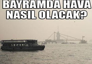 Bayram için hava tahmini