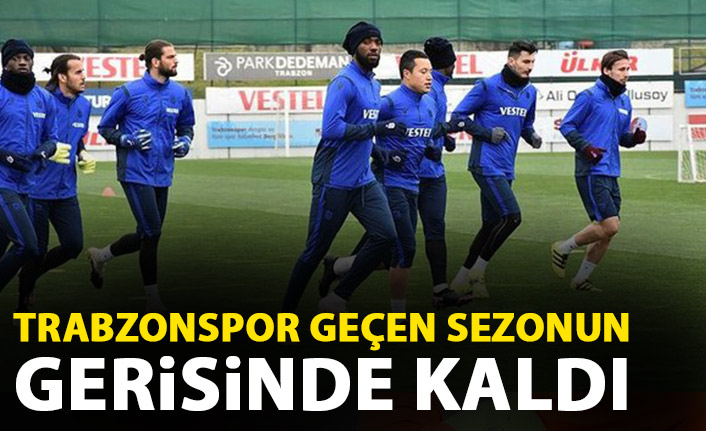 Trabzonspor geçen sezonu yakalayamadı