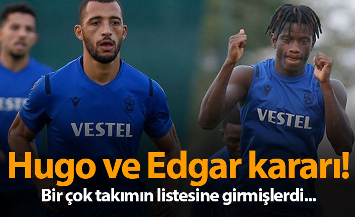 Hugo ve Edgar kararı