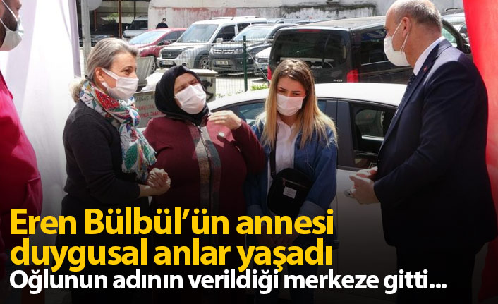 Eren Bülbül'ün adının verildiği gençlik merkezinde duygusal anlar