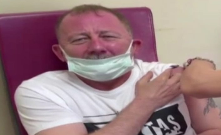 Sergen Yalçın aşı oldu! Tavırları kırdı geçirdi