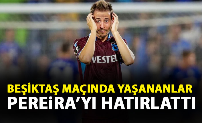 Ankaragücülü futbolcu Beşiktaş maçında Eski Trabzonsporluyu hatırlattı