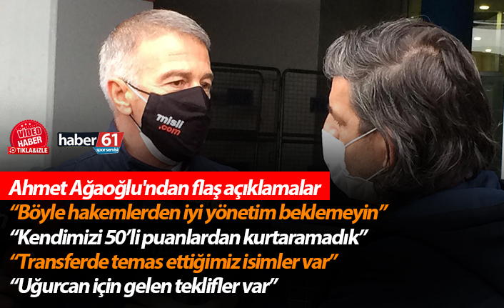 Ahmet Ağaoğlu'ndan flaş açıklamalar