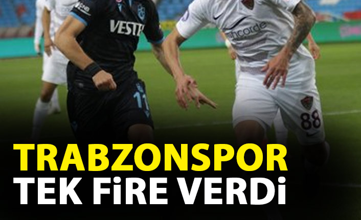 Trabzonspor tek fire verdi