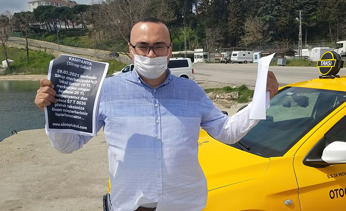 Pandemide indirim yapan taksiciye belediyeden ceza