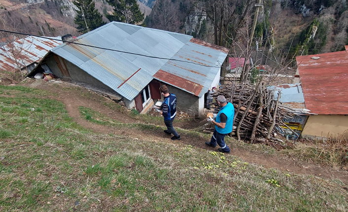 Maçka'da 641 kişinin evine sıcak yemek