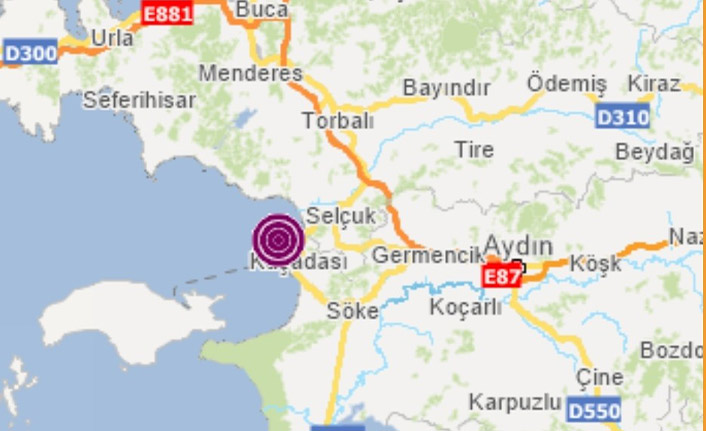 Aydın'da korkutan deprem