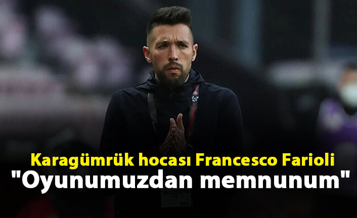 Francesco Farioli: "Sonuçtan bağımsız olarak oyunumuzdan memnunum"