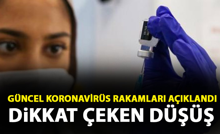 Güncel koronavirüs rakamları açıklandı! Dikkat çeken düşüş