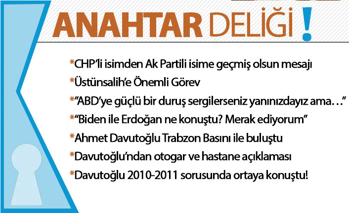 Anahtar Deliği 26.04.2021 Ahmet Davutoğlu Trabzon basınıyla bir araya geldi