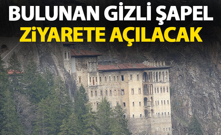 Trabzon'da bulunan gizli şapel ziyarete açılıyor