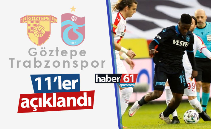 Göztepe Trabzonspor maçının kadroları açıklandı