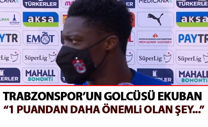 Ekuban: 1 puandan daha önemli olan...