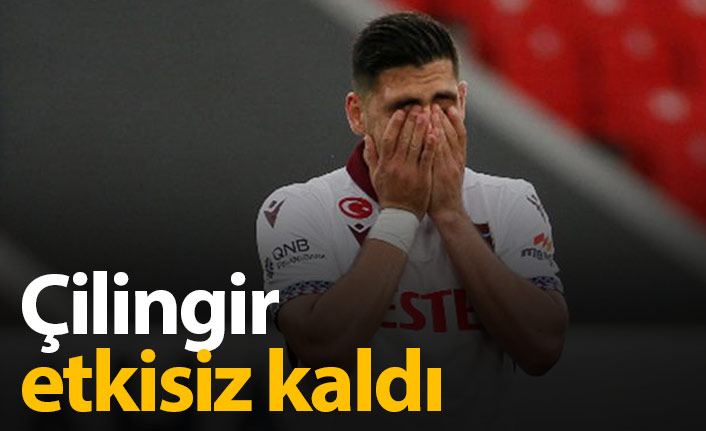 Trabzonspor'da Bakasetas etkisiz kaldı