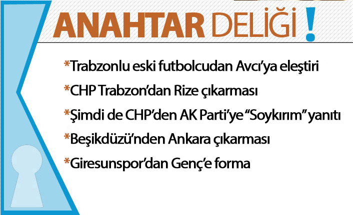 Anahtar Deliği 29.04.2021 Trabzonlu eski futbolcudan Avcı’ya sert eleştiri