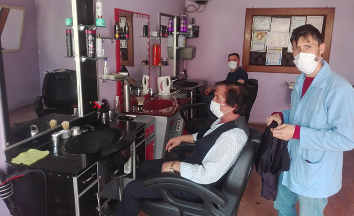 Ordu'da berberlerde kısıtlama yoğunluğu