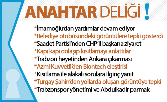 Anahtar Deliği 30.04.2021 Trabzonspor’da Abdulkadir Parmak Krizi