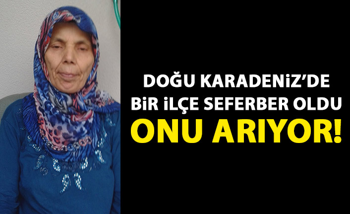 Giresun'da zihinsel engelli kadın her yerde aranıyor