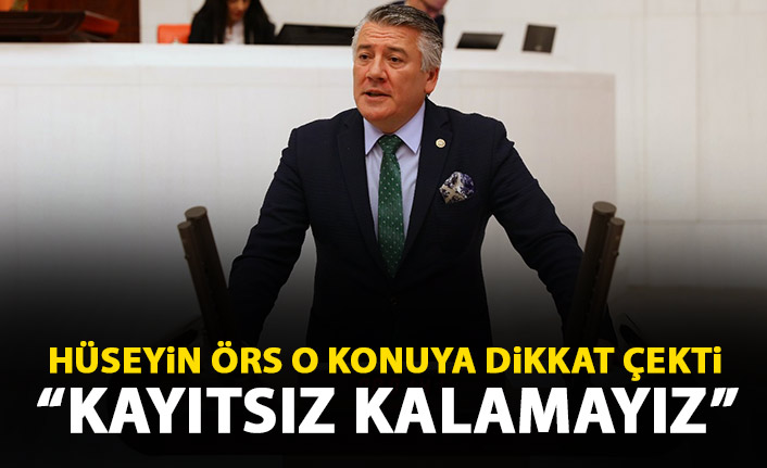 Trabzon Milletvekilinden kurye açıklaması: Kayıtsız kalamayız