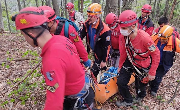 Define ararken hayatını kaybetti
