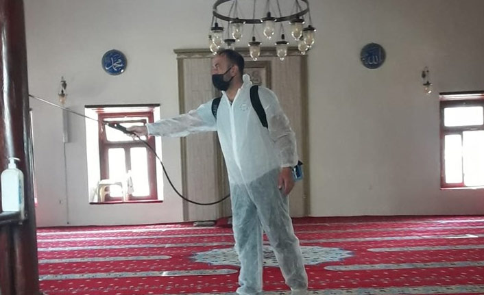 Giresun'da dezenfekte çalışmaları sürüyor