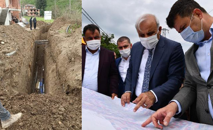 Yomra'da içmesuyu sorunu çözüldü