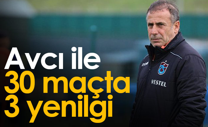 Avcı ile 30 maçta 3 yenilgi