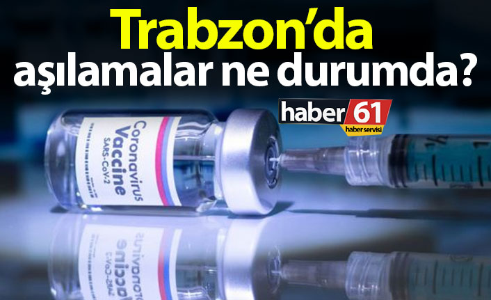Trabzon’da kadar kaç kişiye koronavirüs aşısı uygulandı?