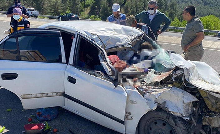 Kazada bir aile yok oldu