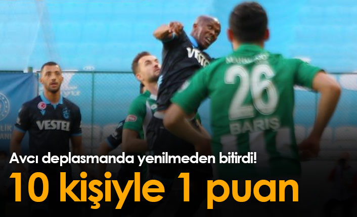 Trabzonspor Konya'dan 1 puanla dönüyor