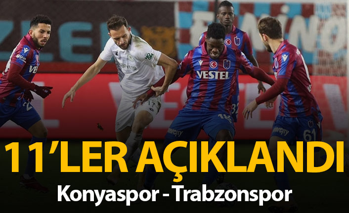 Konyaspor Trabzonspor maçının kadroları açıklandı