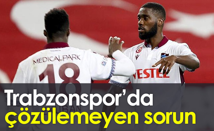 Trabzonspor'da çözülemeyen sorun gol