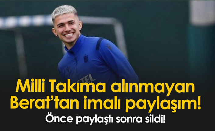 Berat Özdemir'den milli takım göndermesi