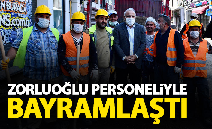 Murat Zorluoğlu personeliyle bayramlaştı