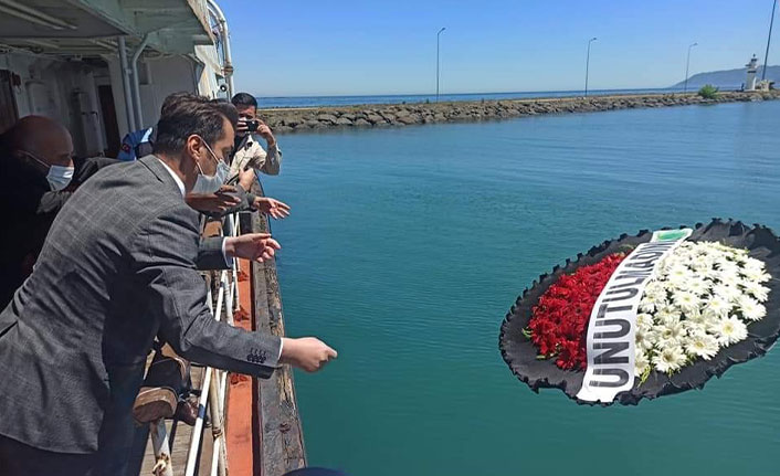 Trabzon'da deniz kazasında hayatını kaybedenler anıldı