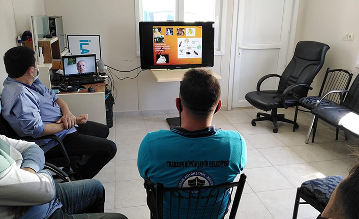 Trabzon'da vektörle mücadele eğitimi