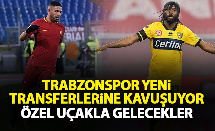 Trabzonspor iki yıldızı özel uçakla getiriyor