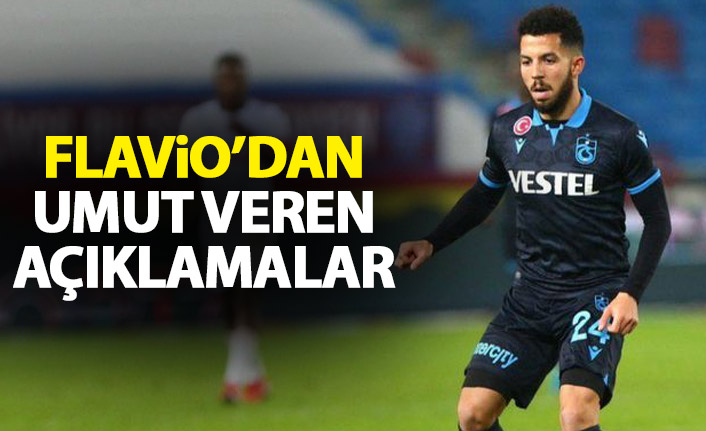 Flavio'dan umut veren açıklama