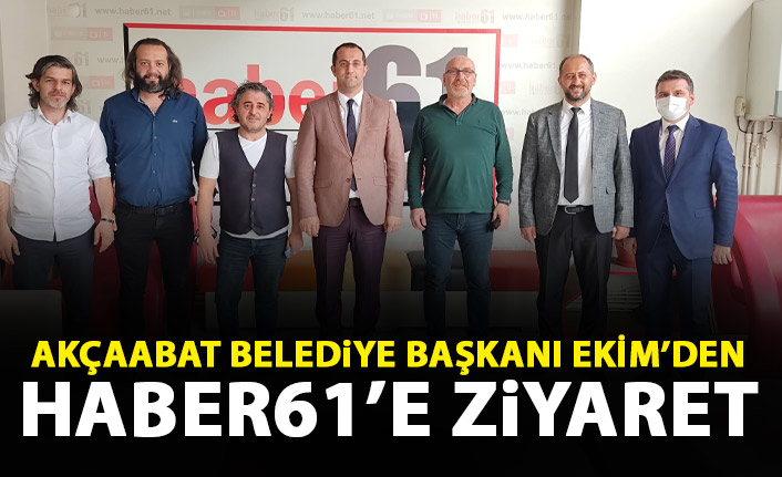 Başkan Ekim'den Haber61'e ziyaret
