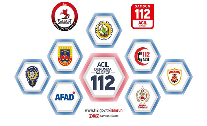 Samsun’da tüm acil çağrı numaraları 112’de birleşti