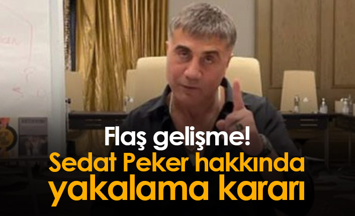 Sedat Peker hakkında yakalama kararı çıkarıldı