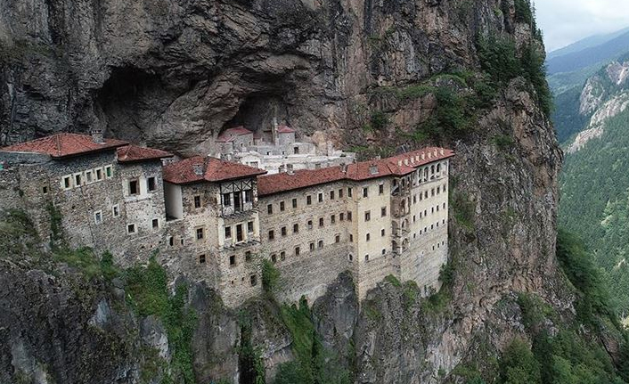 Sümela Manastırı'ndaki restorasyonun yüzde 80'i tamamlandı