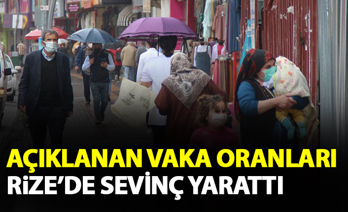 Rize'de azalan vaka sevinci