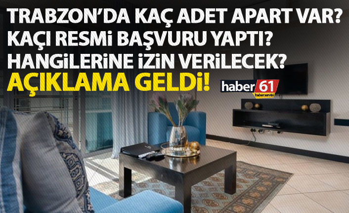 Trabzon’da apartlarla alakalı çalışma sürüyor! Hangilerine izin verilecek?