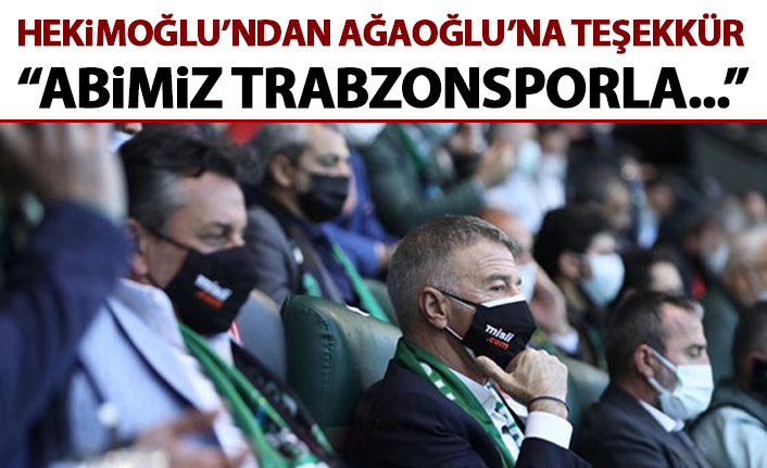 Celil Hekimoğlu’ndan Ahmet Ağaoğlu’na teşekkür