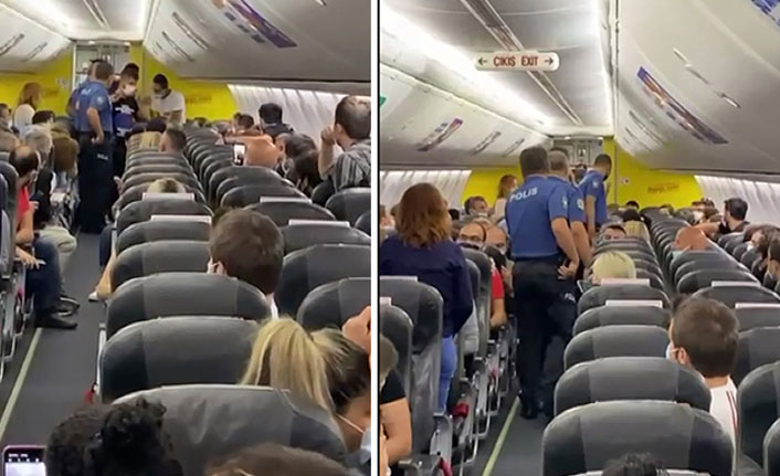 Antalya-İstanbul uçağında kriz! Polis çağırıldı