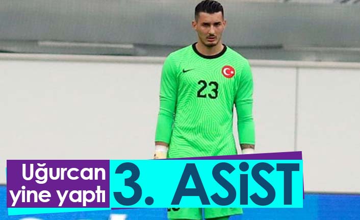 Uğurcan Çakır'dan 3. asist
