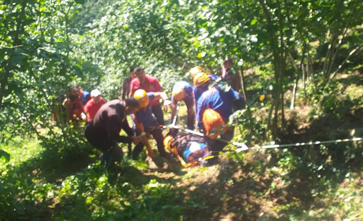 Düştüğü yerden iki saat sonra kurtarıldı