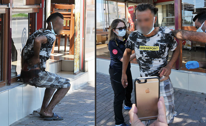 Sırtına saplanan bıçakla Almanya’daki ablasıyla görüntülü konuştu