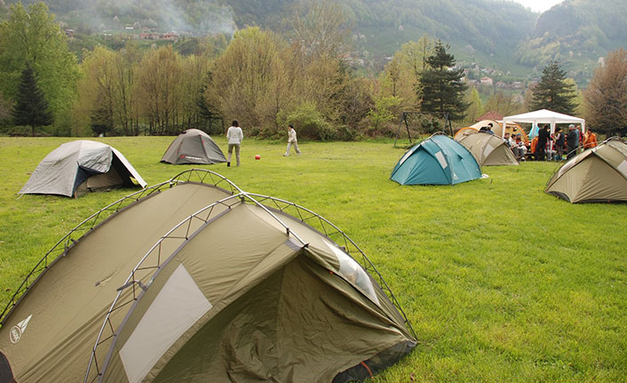 Karadeniz kamp alanlarıyla ikinci sırada